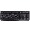 LOGITECH K120 Keyboard - Cable Connectivity - Black - Retail