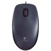 LOGITECH M90 Mouse - Optical - Cable - Black