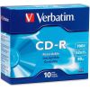 Verbatim 94935 CD Recordable Media - CD-R - 52x - 700 MB - 10 Pack Slim Case