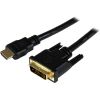 STARTECH .com HDMI/DVI Video Cable for Video Device, Monitor, TV, Projector - 1.50 m - Shielding - 1 Pack