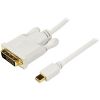 STARTECH .com Mini DisplayPort/DVI Video Cable for Monitor, Projector, Video Device, Ultrabook, Notebook, TV - 91.44 cm - 1 Pack