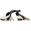 STARTECH .com DVID4N1USB10 KVM Cable - 3.05 m