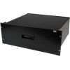 STARTECH .com 4U 401.32 mm Wide x 353.06 mm Deep Rack-mountable Rack Drawer - Black