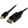 STARTECH .com Mini DisplayPort/DisplayPort A/V Cable for Monitor, TV, Audio/Video Device, Projector, Notebook - 2 m - Shielding - 1 Pack