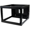 STARTECH .com 6U 482.60 mm Wide Wall Mountable Rack Frame - Black