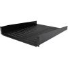 STARTECH .com 2U 482.60 mm Wide Rack Shelf - Black