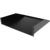 STARTECH .com 2U 482.60 mm Wide Rack Shelf - Black