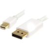 STARTECH .com Mini DisplayPort/DisplayPort A/V Cable for Audio/Video Device, Monitor, Projector, TV - 2 m - Shielding - 1 Pack