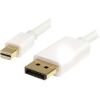 STARTECH .com Mini DisplayPort to DisplayPort Cable A/V Cable for TV, Monitor, Projector, Mac mini, Audio/Video Device - 3 m - Shielding - 1 Pack