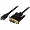 STARTECH .com HDMI/DVI Video Cable for Audio/Video Device, Projector, Notebook, Tablet PC, Camera - 3 m - Shielding - 1 Pack