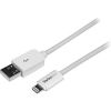 STARTECH .com Lightning/USB Data Transfer Cable for iPad, iPhone, iPod - 1 m - Shielding - 1 Pack Left