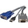 STARTECH .com UltraThin Coaxial KVM Cable for Keyboard/Mouse, KVM Switch, Video Device - 3.05 m