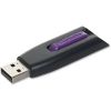 VERBATIM Store 'n' Go V3 16 GB USB 3.0 Flash Drive - Black, Purple - 1 Pack