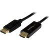 STARTECH .com DisplayPort/HDMI A/V Cable for Ultrabook, Projector, Desktop Computer - 2 m - 1 Pack