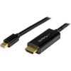 STARTECH .com DisplayPort/HDMI A/V Cable for Ultrabook, Projector, Desktop Computer - 2 m - 1 Pack