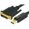 COMSOL DisplayPort/DVI Video Cable for Video Device - 1 m - Shielding