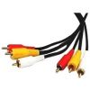 COMSOL Composite/RCA A/V Cable for TV, Monitor, DVD, Blu-ray Player, Home Theater System, Stereo Receiver, Audio/Video Device - 50 cm