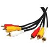 COMSOL Composite/RCA A/V Cable for TV, Monitor, DVD, Blu-ray Player, Home Theater System, Stereo Receiver, Audio/Video Device - 1 m