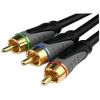 COMSOL Component Video Cable for TV, DVD, Blu-ray Player, Home Theater System, Stereo Receiver, HDTV Set-top Boxes, Video Device - 50 cm