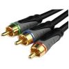 COMSOL Component Video Cable for TV, DVD, Blu-ray Player, Home Theater System, Stereo Receiver, HDTV Set-top Boxes, Video Device - 2 m