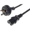 COMSOL Standard Power Cord - 1 m Length - Australia Power - IEC 60320 C15