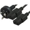 COMSOL Splitter Cord - 2 m Length - Australia Power - IEC 60320 C13