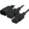 COMSOL Splitter Cord - 2 m Length - IEC 60320 C14 - IEC 60320 C13