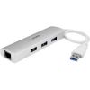 STARTECH .com USB Hub - USB - External - Silver, White