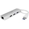 STARTECH .com USB Hub - USB - External - Silver, White