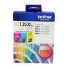 BROTHER LC135XLCL3PK Ink Cartridge - Cyan, Magenta, Yellow