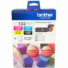 BROTHER LC133PVP Ink Cartridge - Black, Cyan, Yellow, Magenta