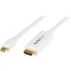 STARTECH .com DisplayPort/HDMI A/V Cable for Ultrabook, Projector, Desktop Computer - 2 m - 1 Pack