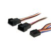 STARTECH .com Splitter Cord - 30.48 cm Length - Molex - Molex