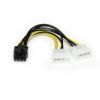 STARTECH .com Adapter Cord - 15.24 cm Length - LP4 - PCI-E