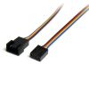 STARTECH .com Power Extension Cord - 30.48 cm Length - Molex - Molex