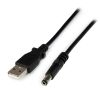 STARTECH .com USB2TYPEN1M Standard Power Cord - 1 m Length - USB - Barrel Connector