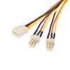 STARTECH .com TX3SPLIT12 Splitter Cord - 30.48 cm Length - TX3 - TX3