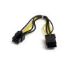 STARTECH .com Power Extension Cord - 20.32 cm Length - PCI-E - PCI-E