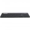 LOGITECH K780 Keyboard - Wireless Connectivity - Bluetooth - White FrontMaximum