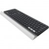 LOGITECH K780 Keyboard - Wireless Connectivity - Bluetooth - White RearMaximum