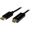 STARTECH .com DisplayPort/HDMI A/V Cable for Projector, Ultrabook, Monitor, Audio/Video Device, Notebook - 1 Pack