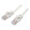 STARTECH .com Category 5e Network Cable for Network Device, Switch, Hub, Workstation, Patch Panel - 50 cm - 1 Pack