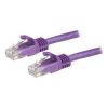 STARTECH .com Category 6 Network Cable for Network Device, Patch Panel, Hub, Workstation, Docking Station, Notebook - 3 m - 1 Pack