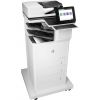 HP LaserJet M633z Laser Multifunction Printer - Monochrome - Plain Paper Print - Floor Standing RightMaximum