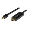 STARTECH .com HDMI/Mini DisplayPort A/V Cable for Projector, Ultrabook, Audio/Video Device, Workstation, Notebook, MacBook - 1 Pack