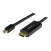 STARTECH .com HDMI/Mini DisplayPort A/V Cable for Projector, Ultrabook, Audio/Video Device, Workstation, Notebook, MacBook - 5 m - 1 Pack