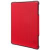 STM Dux Plus Case for 12.9" iPad Pro, iPad Pro (2017), Apple Pencil - Transparent, Red