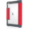 STM Dux Plus Case for 12.9" iPad Pro, iPad Pro (2017), Apple Pencil - Transparent, Red RearMaximum