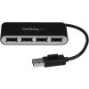 STARTECH .com USB Hub - USB - External - Black, Silver