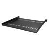 STARTECH .com 1U High x 482.60 mm Wide Rack-mountable Rack Shelf for Server, A/V Equipment - Black